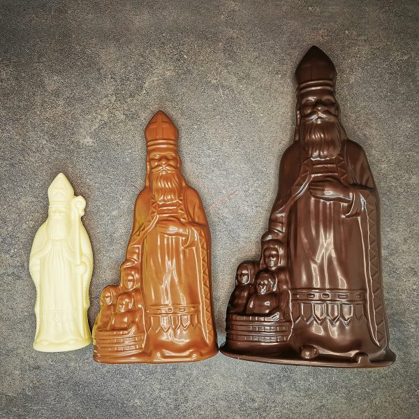 Saint Nicolas en chocolat artisanal