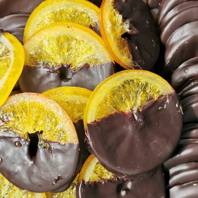 Tranches d'orange enrobée de chocolat